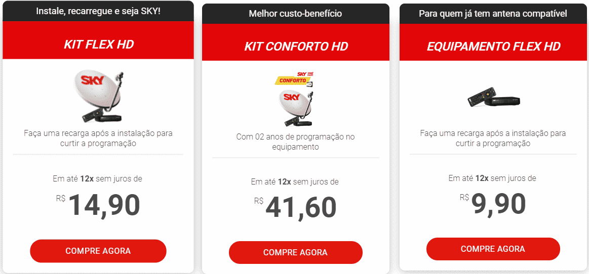sky pre pago